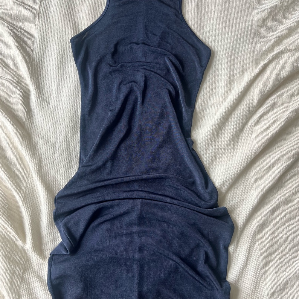 Forever 21 Blue Halter Midi Dress